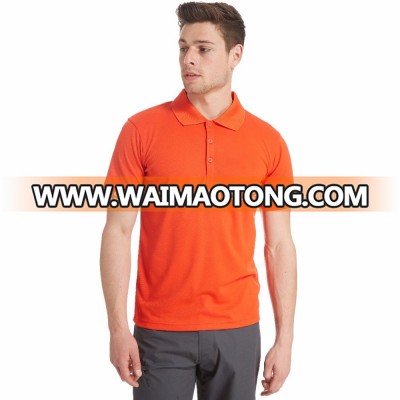 Men 100% Cotton Pique Polo Shirt with Customized Logo